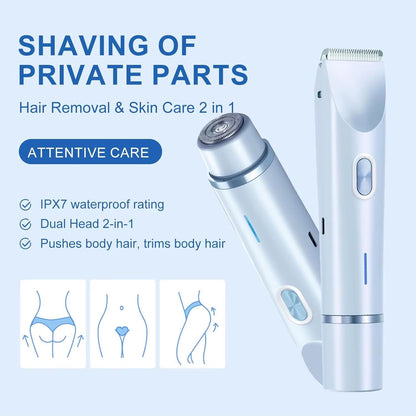 Painless Electric Razor For Women  Bikini Trimmer  Body Shaver For Legs Face And Sensitive Areas 5