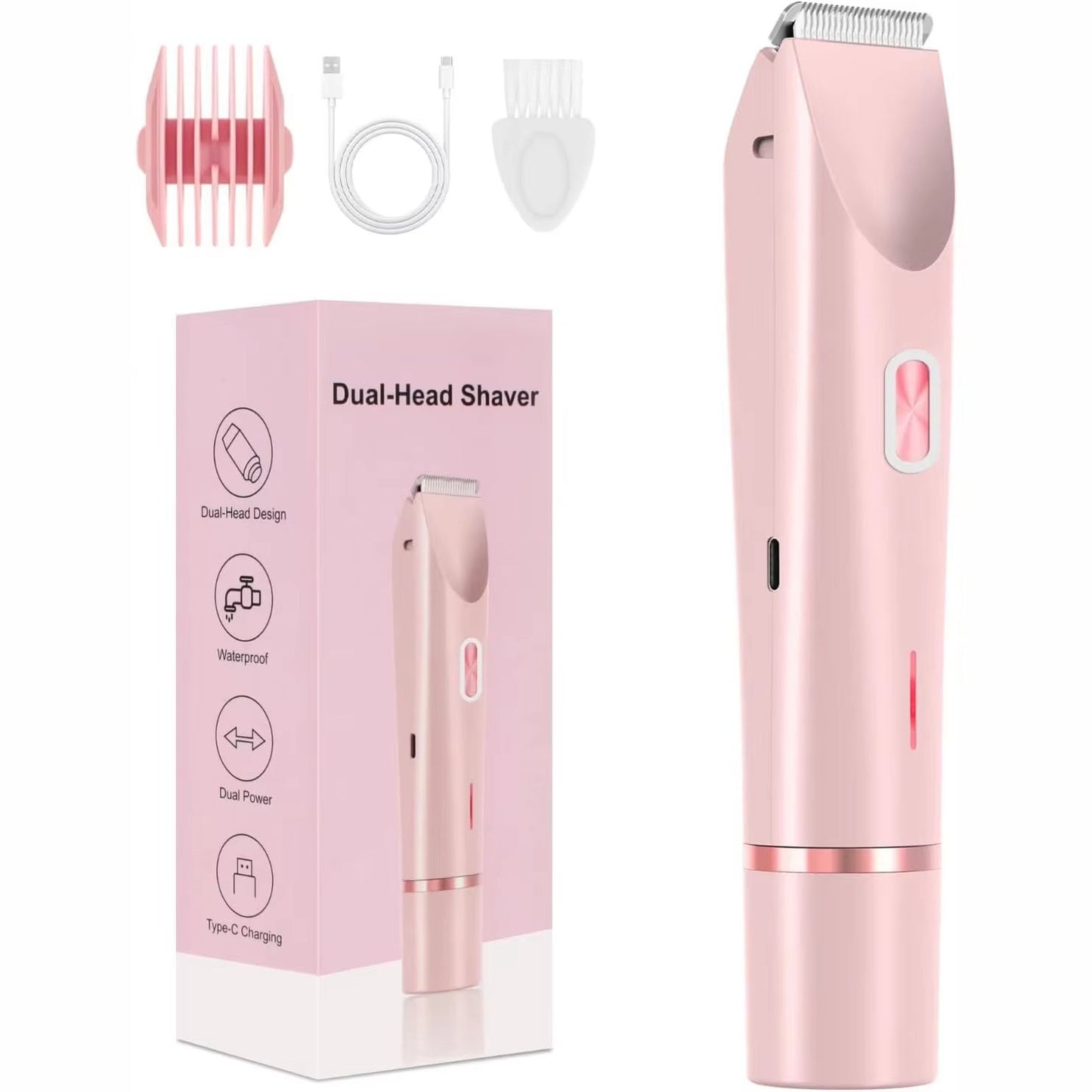 Painless Electric Razor For Women  Bikini Trimmer  Body Shaver For Legs Face And Sensitive Areas 7