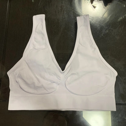 Seamless Push Up Bra Set 3 Pack Wireless Comfort Fit For Women 4