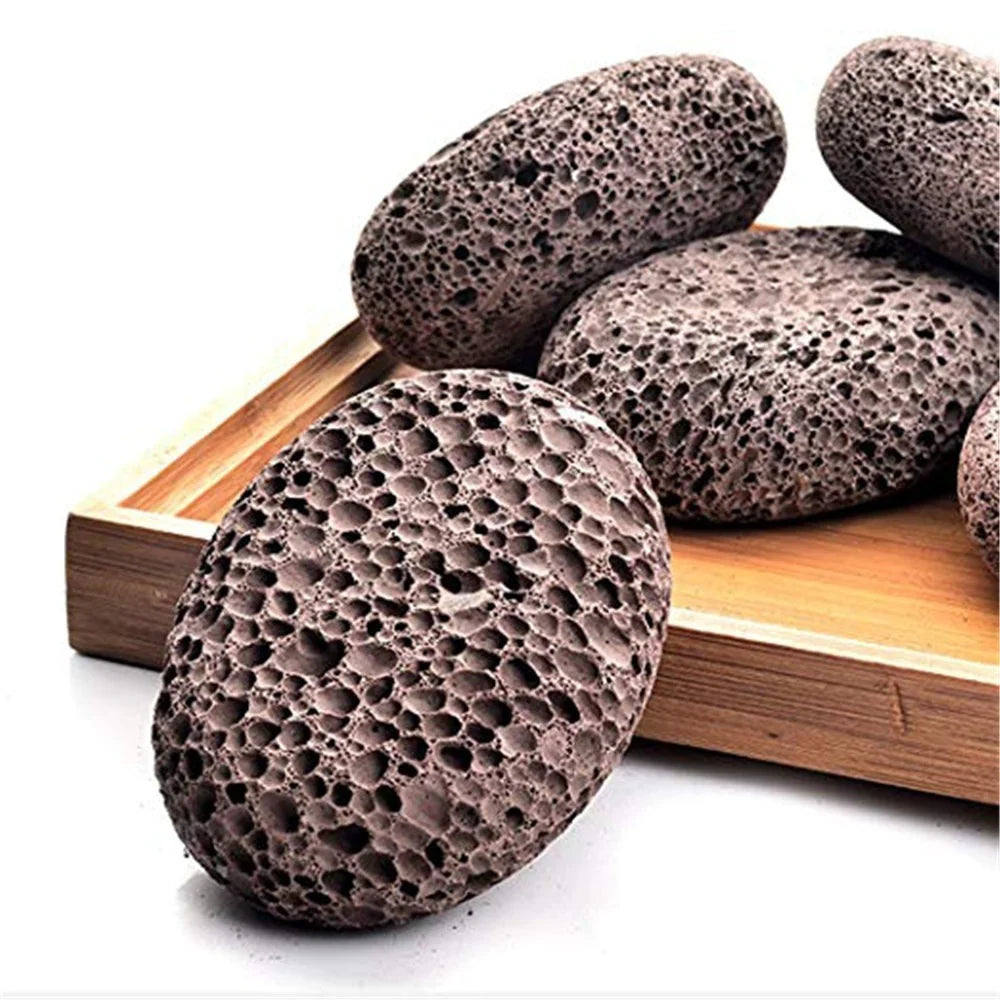 Natural Lava Pumice Stone Callus Remover, Foot, Heel & Hand Scrubber for Hard Skin, Gentle Exfoliation & Callus Care