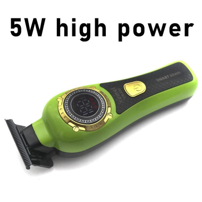 Cordless Hair Trimmer Professional T Blade LED Display Finishing Clipper 2