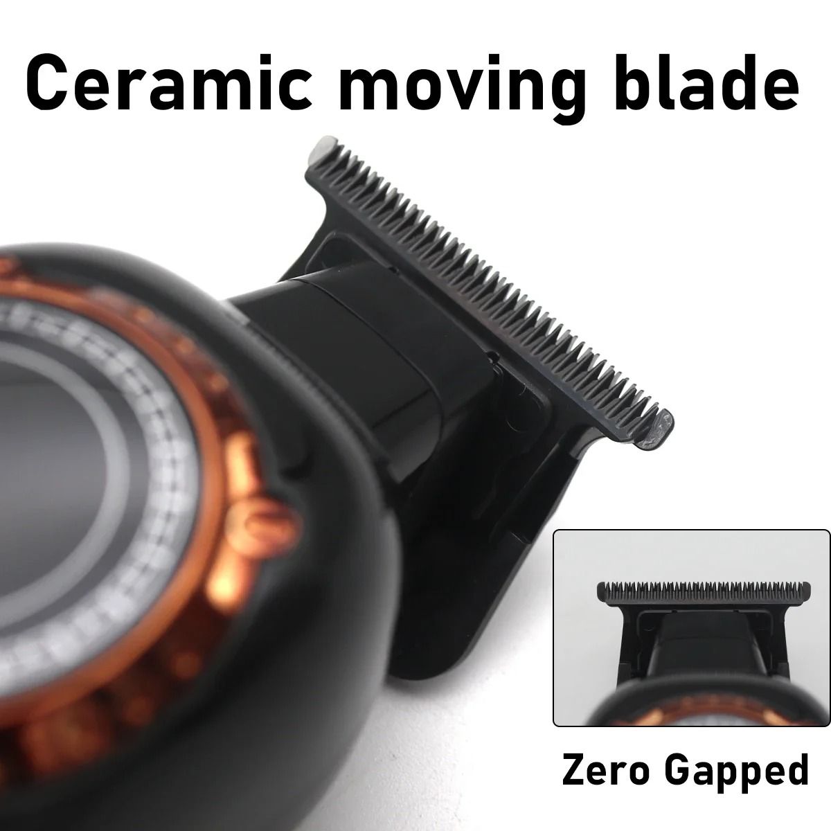 Cordless Hair Trimmer Professional T Blade LED Display Finishing Clipper 5