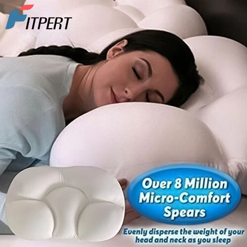 Orthopedic Memory Foam Sleep Pillow – Soft 3D Neck Support for Pain Relief & Deep Rest