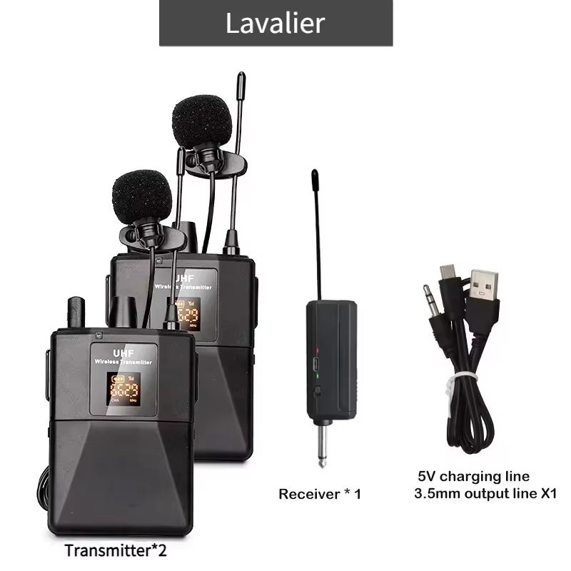 UHF Wireless Headset Microphone With Bodypack Transmitter  Receiver  LED Display For Teaching Prese 8