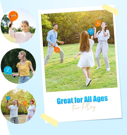 Kids Badminton Set, 2 Rackets & Birdies, Outdoor Sports Toys for Children, Family Beach Yard Games Gift for Boys & Girl