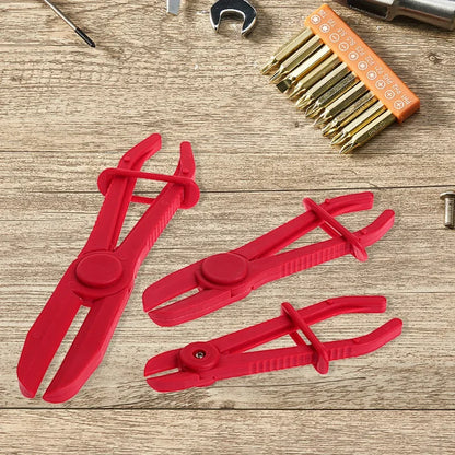Universal Hose Clamp Removal Pliers, Quick Release Tool for Automotive Brake and Fuel Line Repair