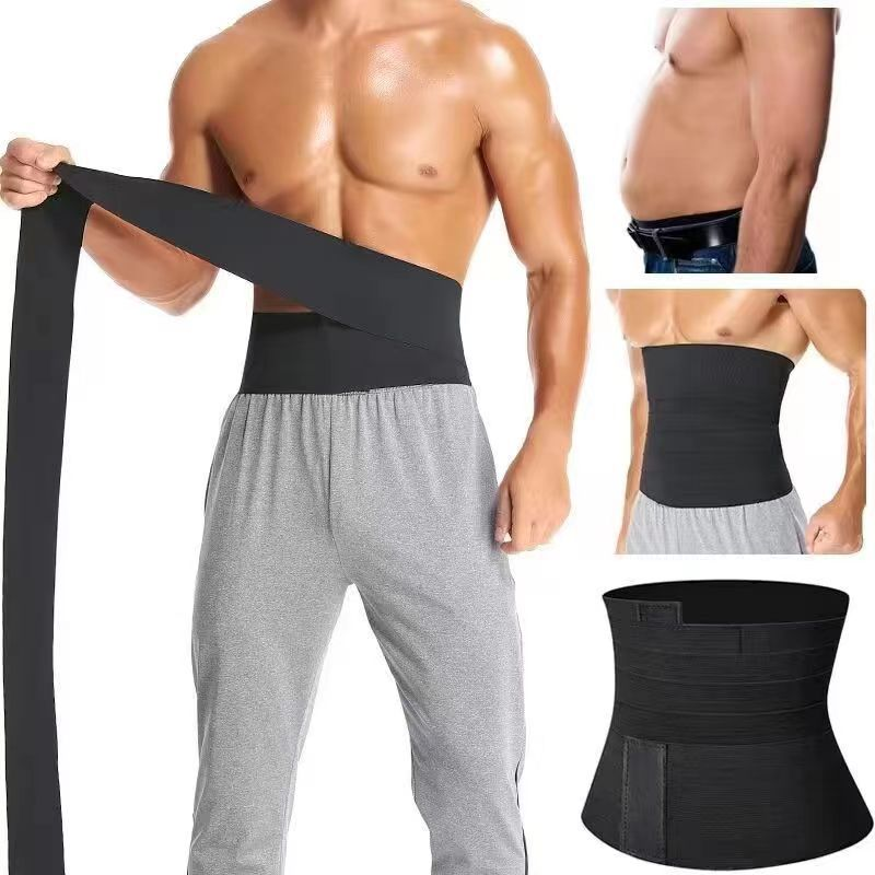 Waist tightening fitness band, elastic bandage for yoga training, wrapping thin waist and abdominal band for exercise