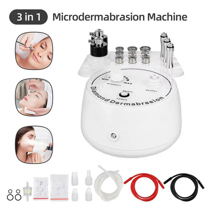 Professional Diamond Microdermabrasion Machine with Water Spray – Exfoliation & Deep Pore Cleaning Facial Skin Care Devi