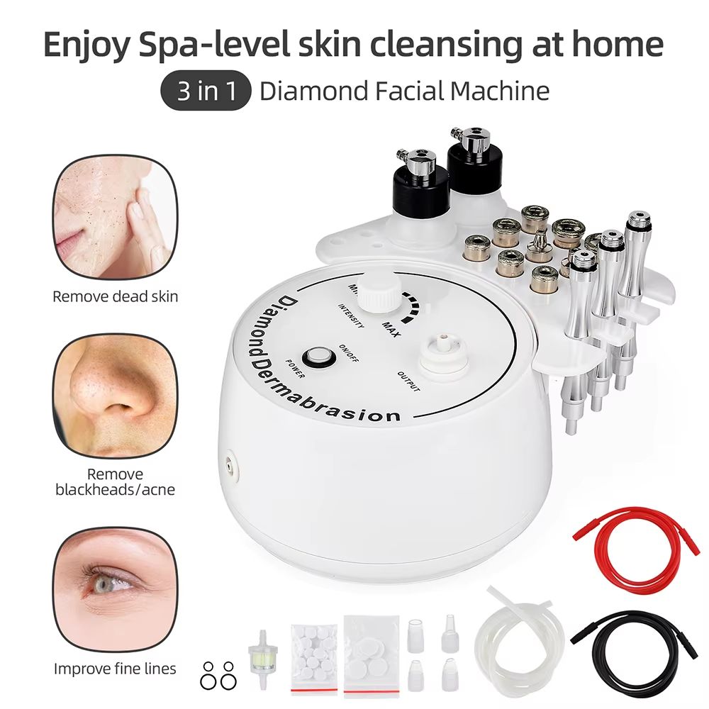 Professional Diamond Microdermabrasion Machine With Water Spray  Exfoliation  Deep Pore Cleaning Fa 1