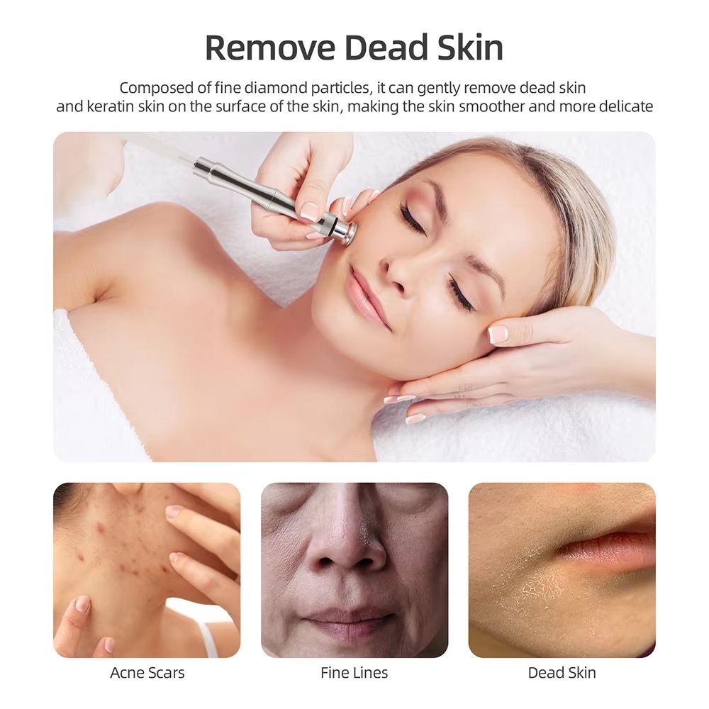 Professional Diamond Microdermabrasion Machine With Water Spray  Exfoliation  Deep Pore Cleaning Fa 4