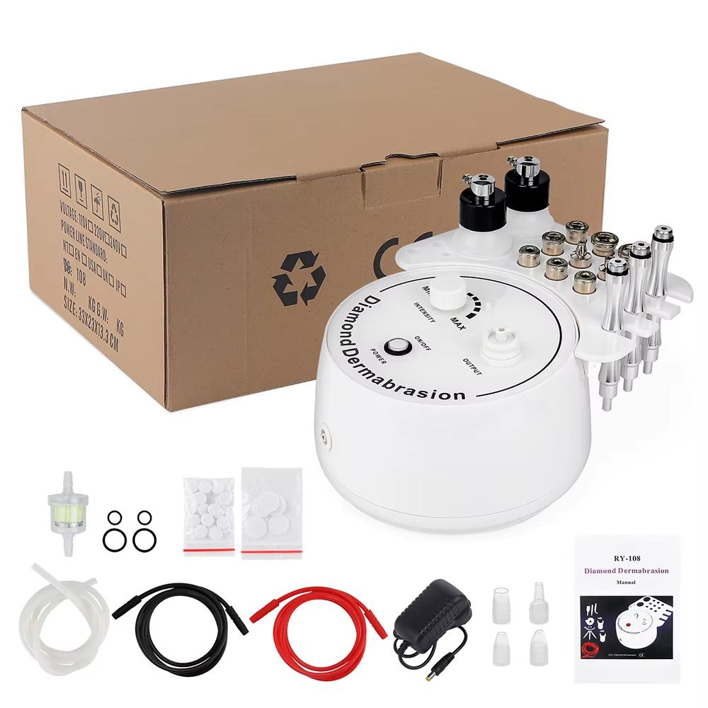 Professional Diamond Microdermabrasion Machine With Water Spray  Exfoliation  Deep Pore Cleaning Fa 6