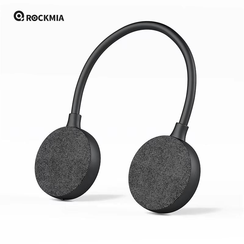 Rockmia Bluetooth 5.0 Neck Speaker – Wearable Wireless Music Player with TF Card Slot for Home, Walking & Outdoor Sports