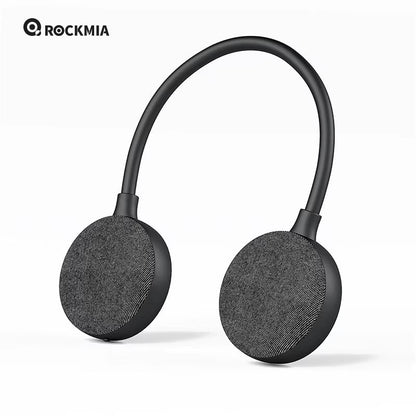 Rockmia Bluetooth 5.0 Neck Speaker – Wearable Wireless Music Player with TF Card Slot for Home, Walking & Outdoor Sports