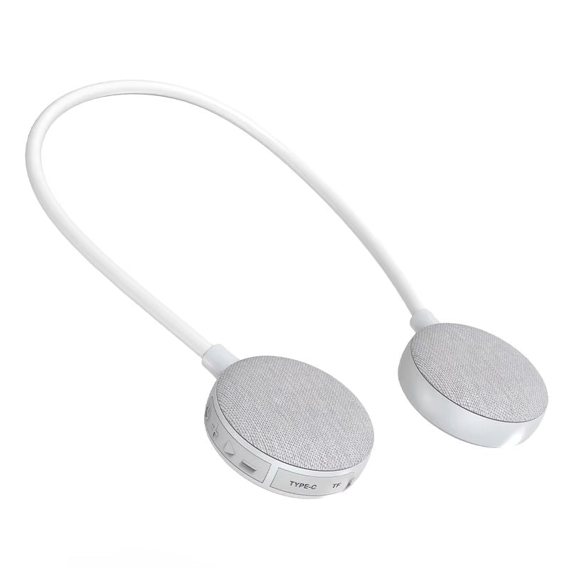 Rockmia Bluetooth 50 Neck Speaker  Wearable Wireless Music Player With TF Card Slot For Home Walkin 7