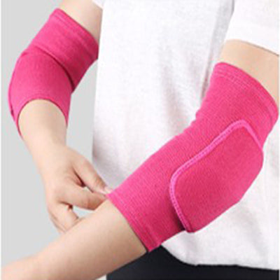 Thickened Sponge Elbow Knee Protectors, Elastic Guard Sleeve Pad for Basketball Volleyball, Adults Children Sport
