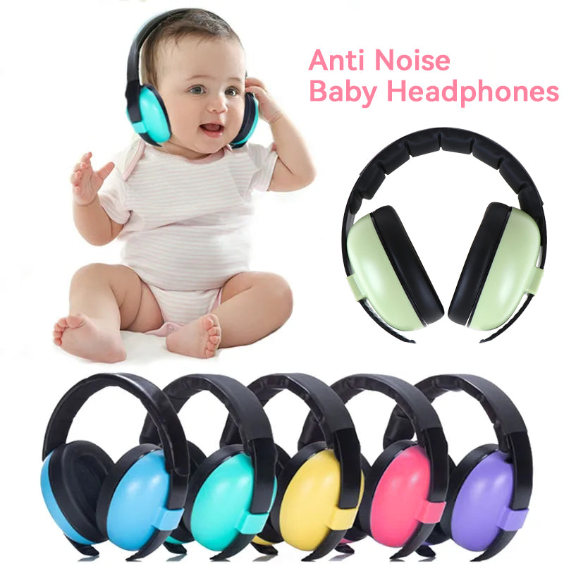 Infant & Toddler Noise Cancelling Earmuffs, Kids Ear Plugs Sleeping Sound-isolating Headphones Travel Baby Muffs