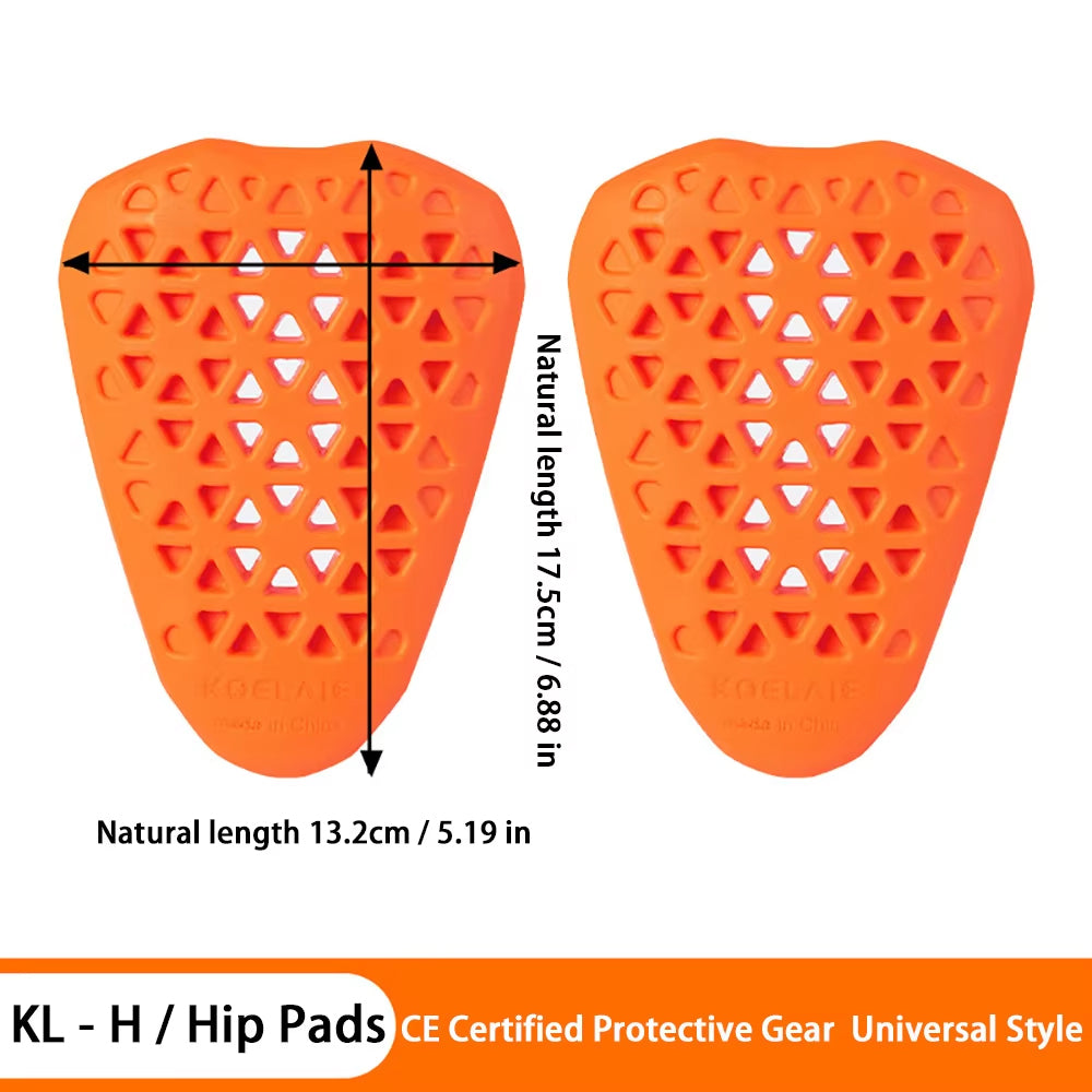 Motorbike Trousers Protective Inner Gear CE Certified Jeans With Knee Pads  Hip Protectors Crotch B 6