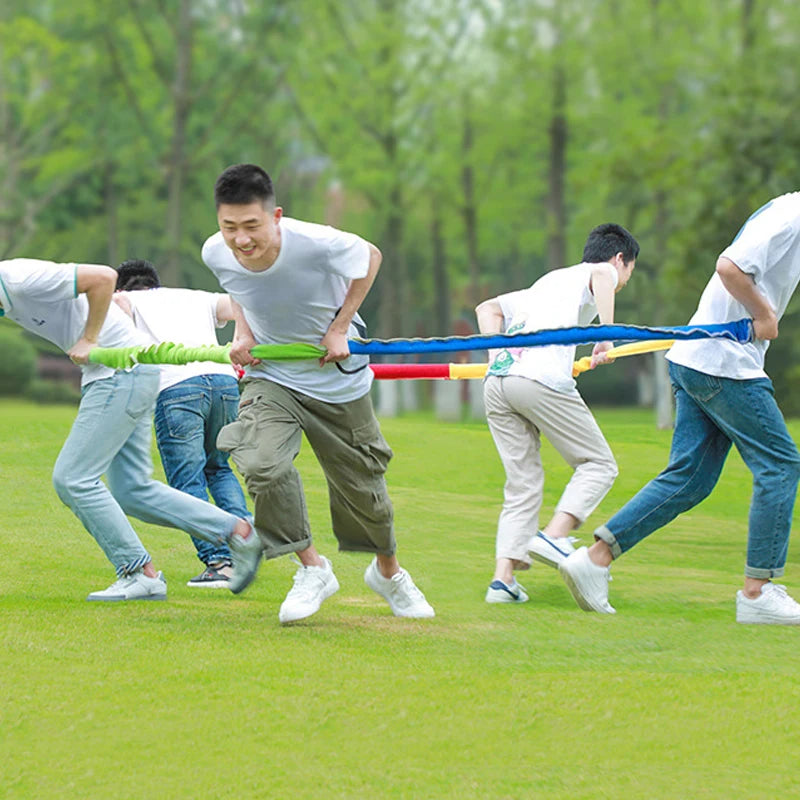 Cooperative Stretchy Band, Team Building Games for Kids and Adults, Outdoor Elastic Fleece Group Activity for Integratio