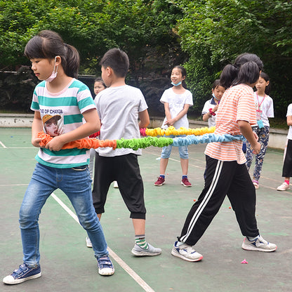 Cooperative Stretchy Band, Team Building Games for Kids and Adults, Outdoor Elastic Fleece Group Activity for Integratio