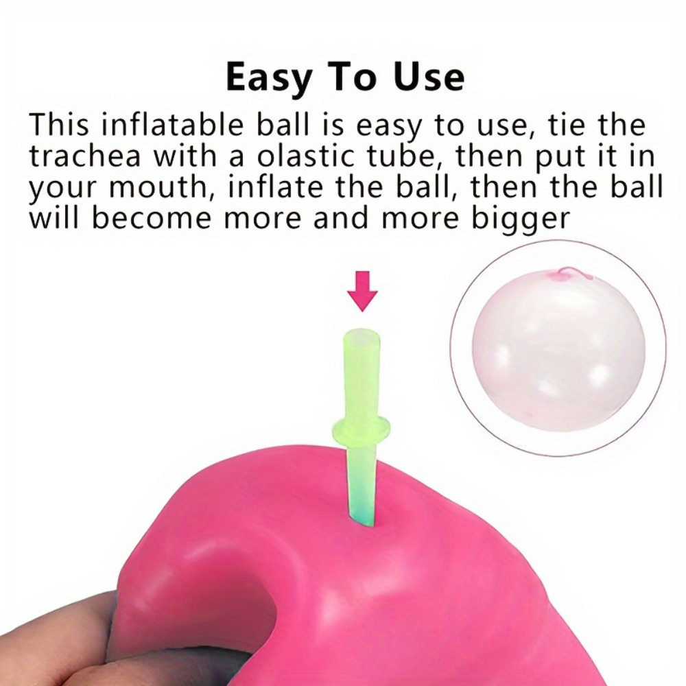 Hot Selling Transparent Bubble Ball, TPR Blowing Balloon, Patting Play with Water Ball, Outdoor Toy