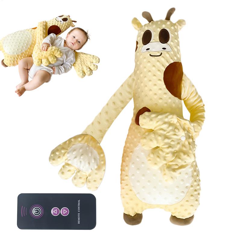 Baby Patter For Sleep, Automatic Palm Patting Sleeping Pillow, Startle Prevention Sleep Aid Companion & Soothing Plush