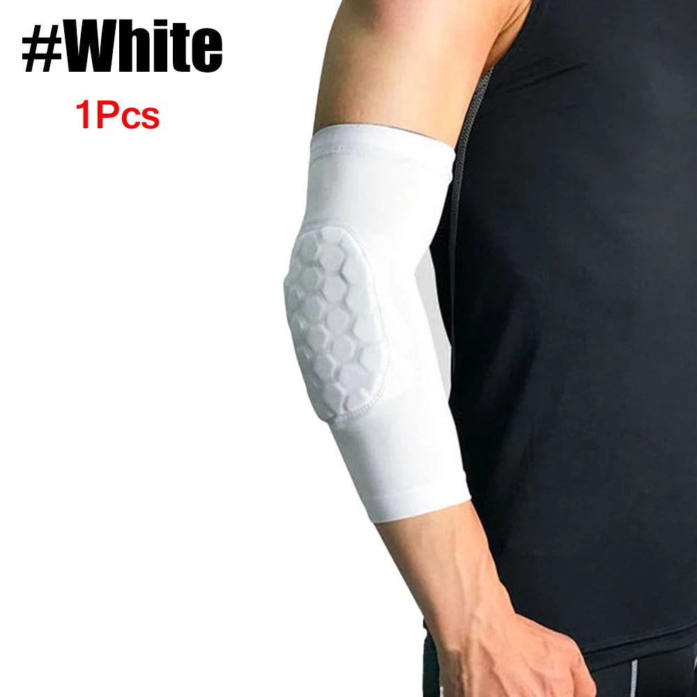 Honeycomb Compression Sleeves Pads Guards Sports Knee And Elbow Pads For Kids Youth Basketball Foot 8