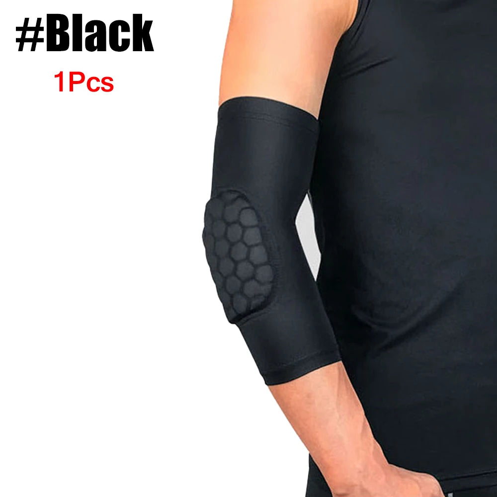 Honeycomb Compression Sleeves Pads Guards Sports Knee And Elbow Pads For Kids Youth Basketball Foot 9