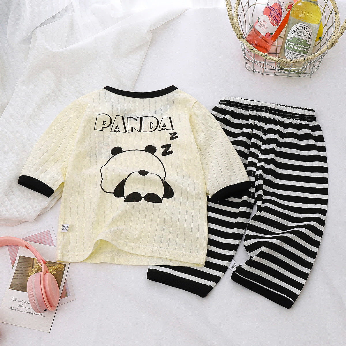 Cotton Baby Pajamas Sets Toddler  Child Pajamas Long Sleeve Nightwear Kids Cartoon Pyjamas Comforta 1