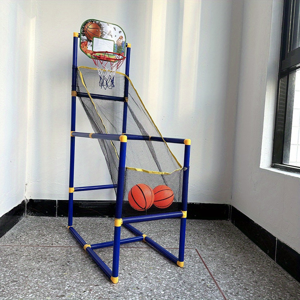 Portable Basketball Arcade Game Set, for Indoor and Outdoor Play, Easy Setup with Air Pump, Ideal Gift for Kids, Holiday
