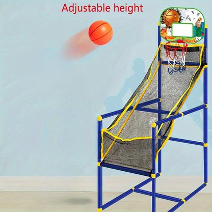 Portable Basketball Arcade Game Set, for Indoor and Outdoor Play, Easy Setup with Air Pump, Ideal Gift for Kids, Holiday
