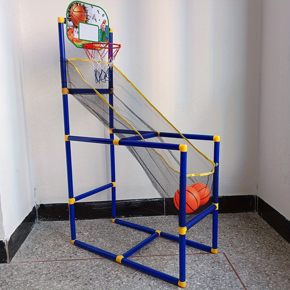 Portable Basketball Arcade Game Set, for Indoor and Outdoor Play, Easy Setup with Air Pump, Ideal Gift for Kids, Holiday