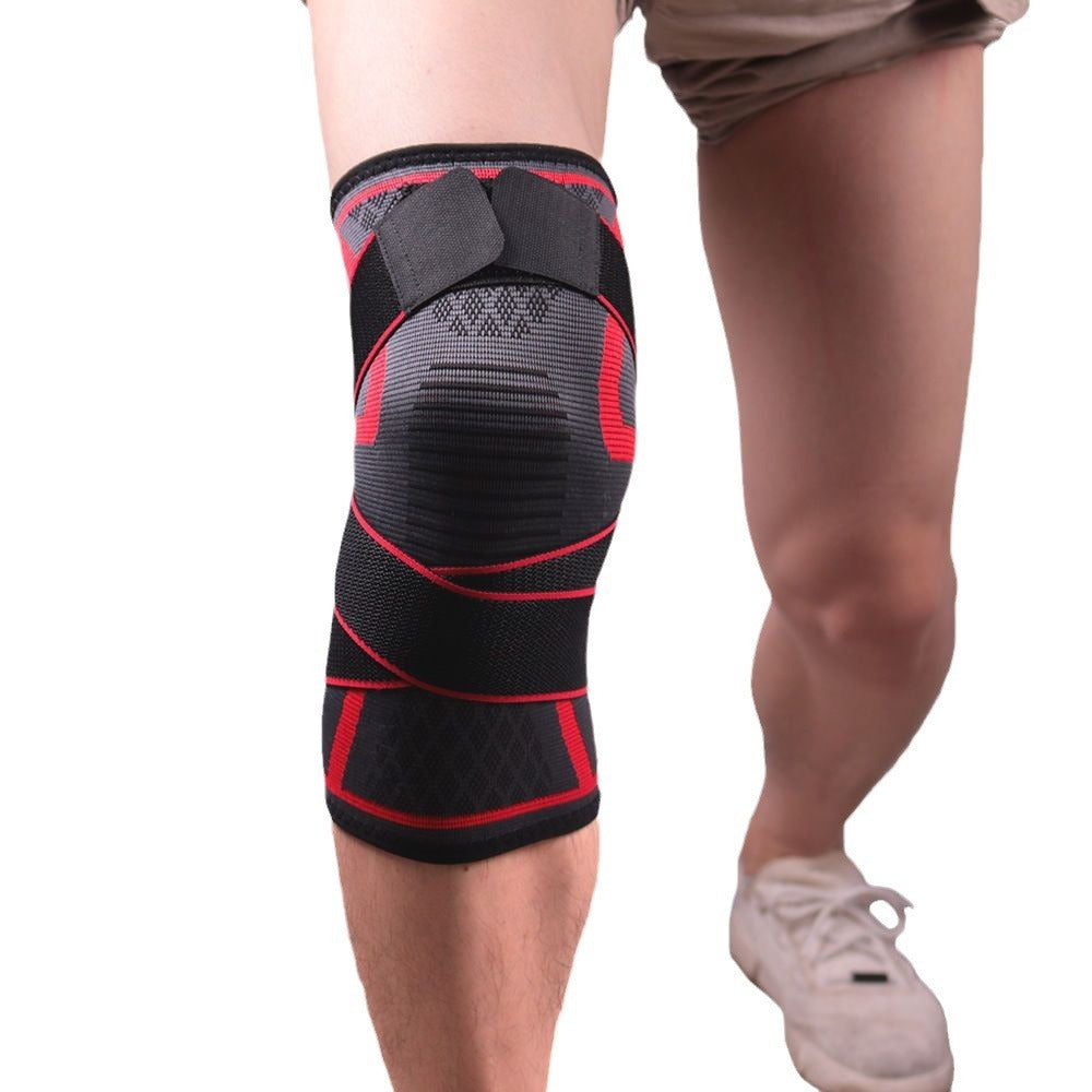 Nylon Sport Knee Brace 1 Piece, Knee Joint Compression for Running, Cycling, Fitness, Weightlifting, Basketball Outdoor