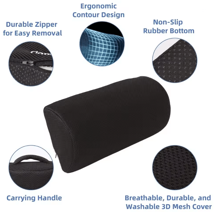 Under Desk Foot Rest Ergonomic Memory Foam Support 2