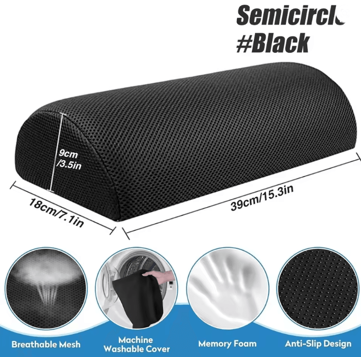 Under Desk Foot Rest Ergonomic Memory Foam Support 4