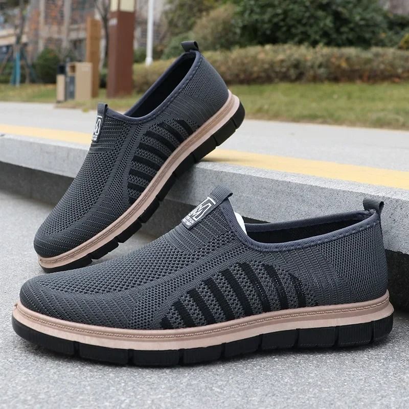 Mens Antibacterial Breathable Mesh Lightweight Sneakers 12