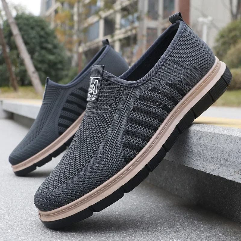 Mens Antibacterial Breathable Mesh Lightweight Sneakers 9