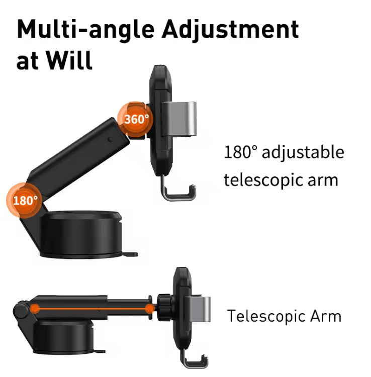 Universal Gravity Car Phone Holder With Strong Suction Cup 1