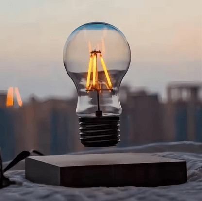 Magnetic Levitation Lamp with Floating LED Bulb