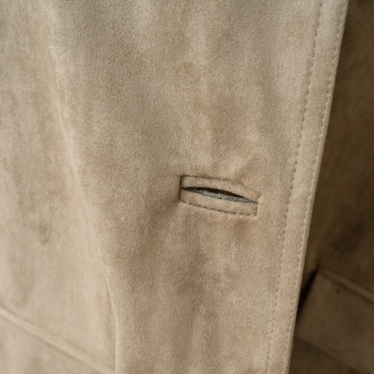 Womens Suede Blazer Jacket With Elegant Fall Winter Style 4