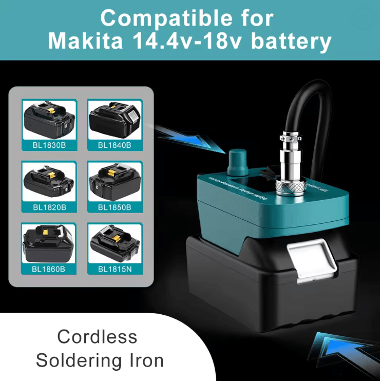 Cordless Soldering Iron Compatible With Makita 18V Battery 2