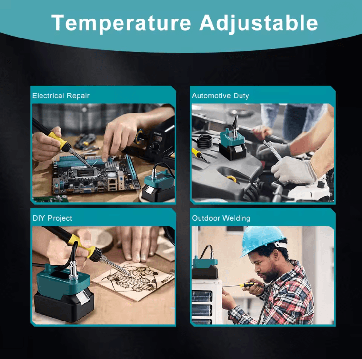 Cordless Soldering Iron Compatible With Makita 18V Battery 3