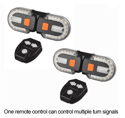 Wireless Bike Turn Signal Light With Remote Control 4