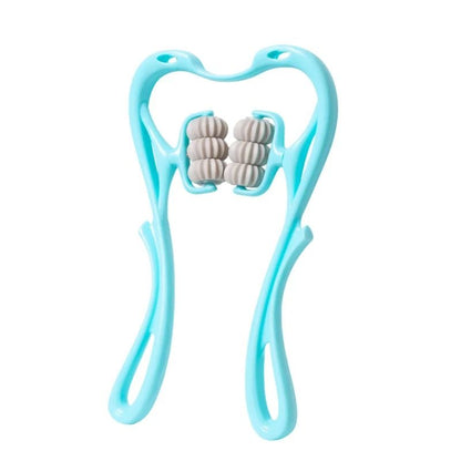 Spine Cervical Vertebra Shoulder And Neck Manual Massager Hand Held Kneading Device 6
