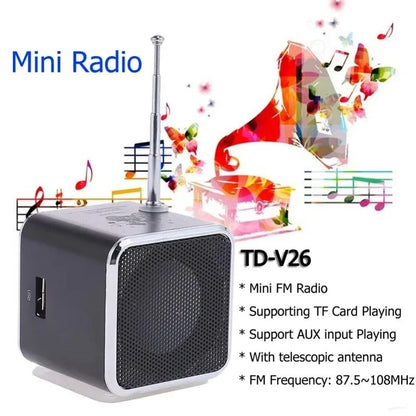 Mini Portable Bluetooth Speaker With FM Radio And TF Card Support 3