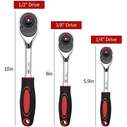 Professional Heavy Duty Ratchet Handle With Quick Release 1