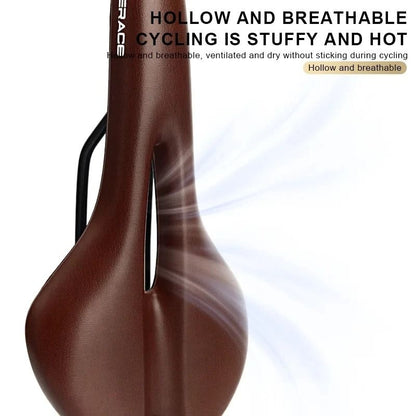 Comfortable Bicycle Saddle With Hollow Shock Absorbing Cushion 1