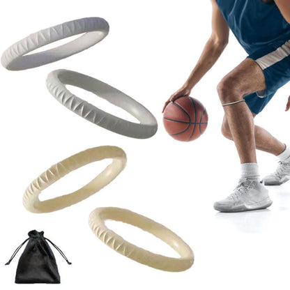 Basketball Stabilizer Brace Silicone Band, Patella Tendon Knee Strap For Pain Relief, Elasticity Fixed Protection