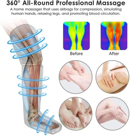 Air Pressure Leg Massager With Heat And Cordless Design 3