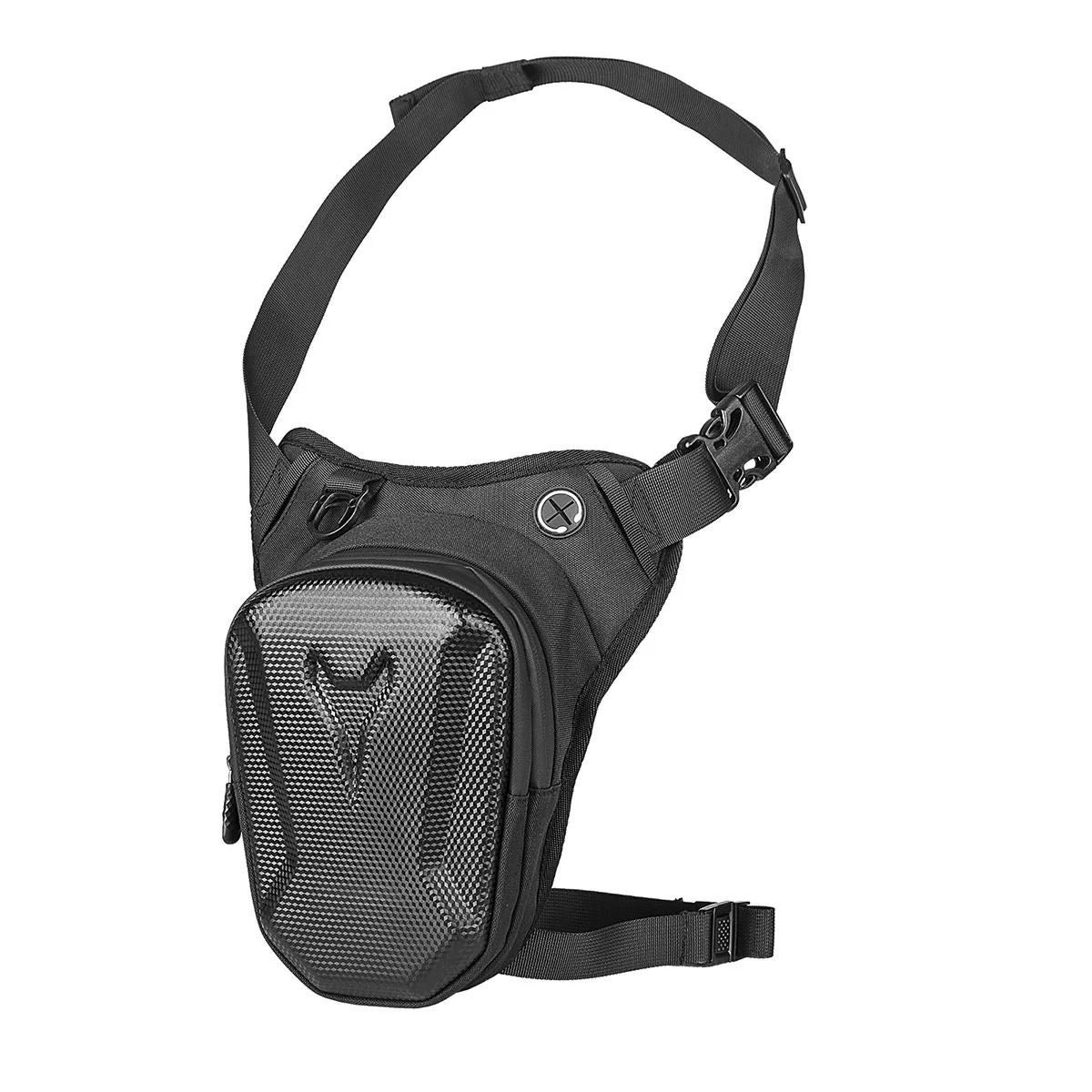 Motorcycle Leg Bag With Waterproof Hard Shell And Reflective Design 1