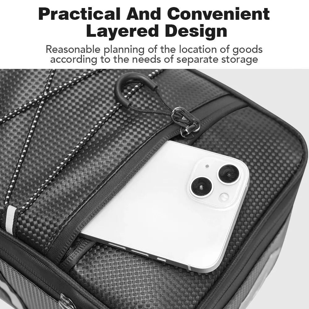 Waterproof Bicycle Rear Seat Bag With Large Capacity And Rain Cover 5